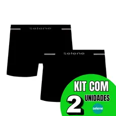 kit Cueca Boxer Sem Costura Selene - c/2 unidades