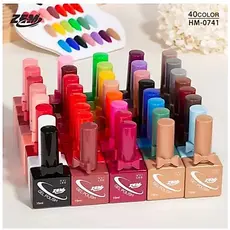 Esmalte Gel Com TRAÇO Led Uv Zem Nail Gel Soak Off Color Coat 15ml Uv/Led Novas Cores COM ANVISA