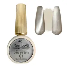 Esmalte em Gel Magnetico Olho de Gato Com 10 ML-- Real Love