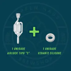 Kit Airlock "S" + Vedante Silicone - 1 unid