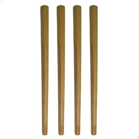 Kit 4 Pés  de Rosquear Palito Retro de 70 cm com Chapinha 10 graus e Parafusos