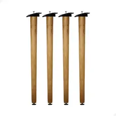 Kit 4 Pés Palito Retro de 55cm Decoração com Chapinha e Parafuso