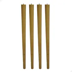 Kit 4 Pés de Rosquear Palito Retro de 80 cm com Chapinha 10 graus e Parafusos