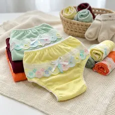 Kit 10 Calcinhas Infantis Bunda Rica em Malha PP Conforto e Estilo Para Bebês