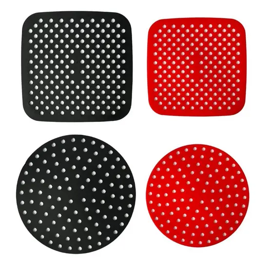 Tapete Fryer Anti Aderente De Silicone Para Air Fryers/Tapete Silicone Para Forrar Airfryer Fritadeira Elétrica