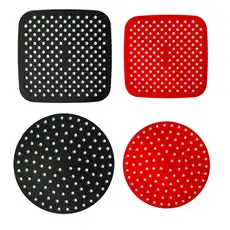 Tapete Fryer Anti Aderente De Silicone Para Air Fryers/Tapete Silicone Para Forrar Airfryer Fritadeira Elétrica