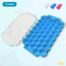 Forma Bandeja de Gelo Silicone Chocolate Bombom Hexagono Colméia Molde Doce Cozinha 37 Cavidades