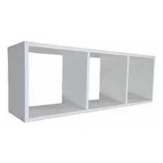 Colmeia 80x25x25 na cor branca fosco 100%MDF