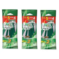 Kit 15 Un - Aparelho de Barbear BIC Comfort 2, Barbeador - BT 15 UN.