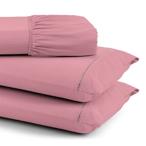 Kit Lençol Cama Casal Queen King Solteiro Berço Micropercal Acetinado Varias Cores Disponiveis