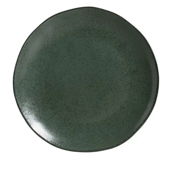 Prato Sobremesa Verde Arauco Orgânico Stoneware Porto Brasil
