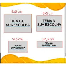 ETIQUETAS ADESIVA ESCOLARES ( ESCOLHA SEU TEMA E MANDA NO CHAT)