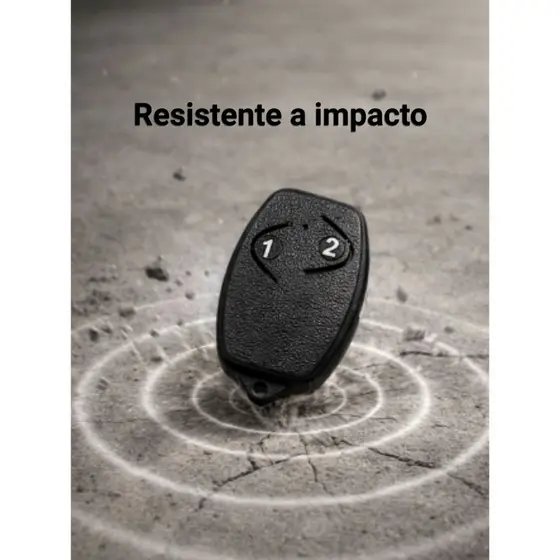 Kit Carcaça Controle Rossi Portão Eletrônico Modela Redondo Capa Ultra Resistente de Reposição