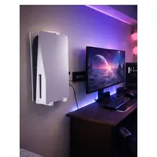 Suporte de Parede PS5 Fat Resistente | Setup Gamer Premium, Design Clean e Fácil Instalação
