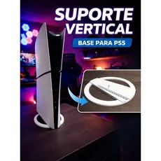 Suporte para Ps5 Playstation 5 Base Vertical Slim Fat Pro Mesa Dock