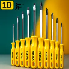 KIT 10 Chaves De Fenda E Philips Conjunto Peças Profissionais Imã Magnética Envio imediato Mais vendido.