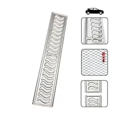 11 Metros do Ralo Grelha Linear 10x50cm Em Alumínio Reforçada Com Tela Anti Insetos e Caixilho(22Pç de 10x50)