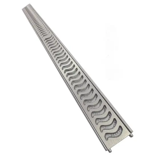 Ralo Linear Elite 8x100cm Alumínio com aro e Tela anti Insetos (2 peças 8x50cm)