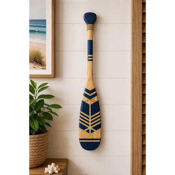 Remo Decorativo Canadense Azul escuro 55 cm Decoração de Parede em Madeira