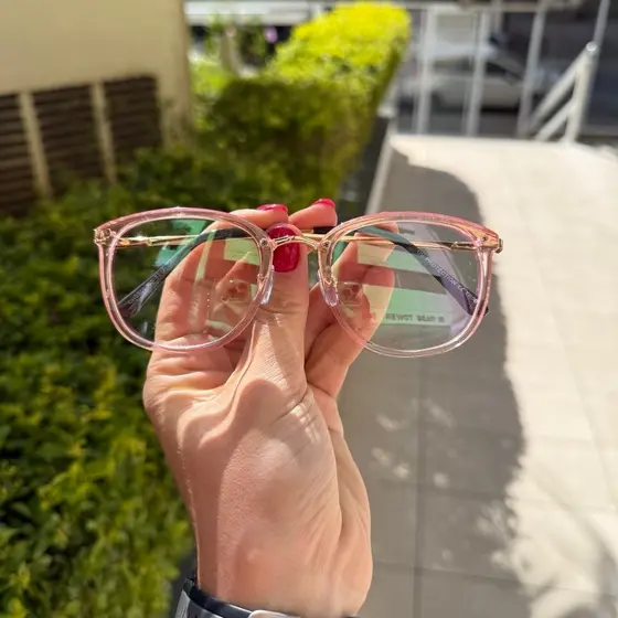 Armação de Grau NEW Rosa Transparente - Baixa Pace®