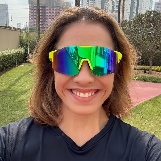 Óculos Esportivo PARIS Colors Amarelo Fluorescente - Baixa Pace®