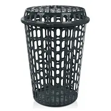 Cesto Rattan 50Lts ou Cesto Telado 60Lts Com Tampa - Escolha o Modelo Ideal para Seu Lar
