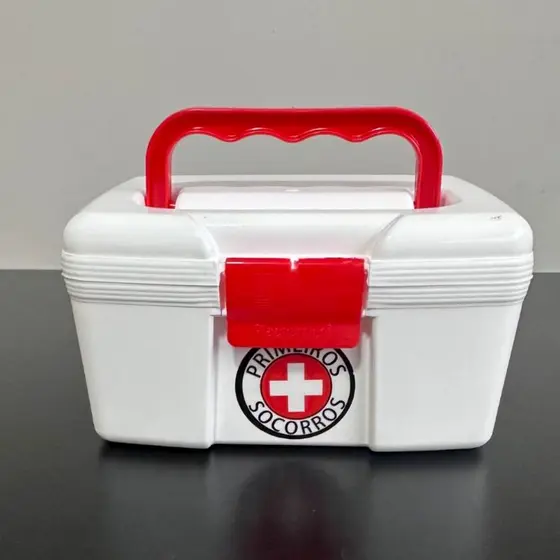 Caixa Para Remédios Com Alça  Promoção (17X12X9CM)