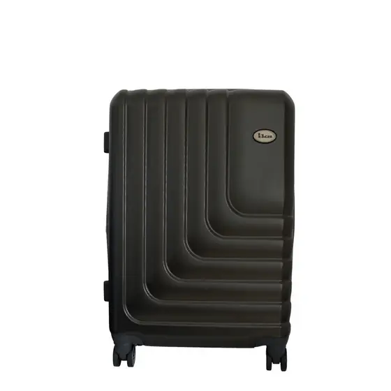 Mala de Bordo ABS para Viagem Ika Flex Cadeado TSA Embutido Rodas Duplas 360º Grafite