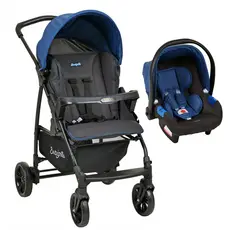 Travel System Burigotto Carrinho de Bebê com Bebê Conforto Ecco + Touring X