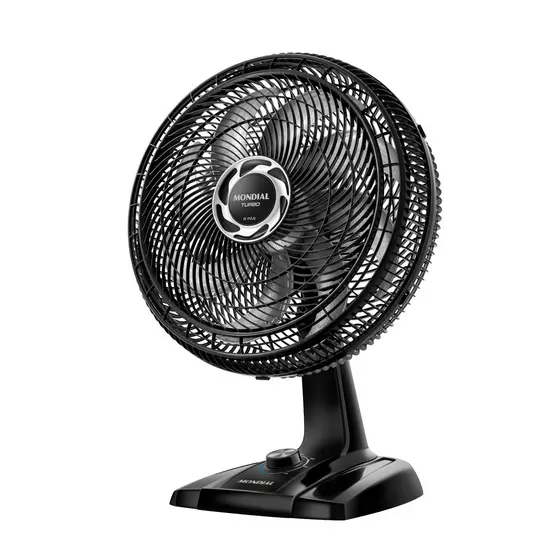 Ventilador de Mesa Mondial 40cm 8 Pás Turbo Nvt-40-8p-b Preto/prata