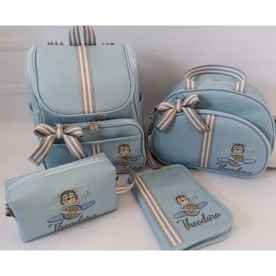 Bolsas Maternidade Personalizadas Ursinho Aviador