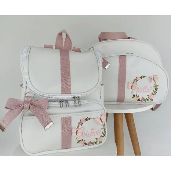 Bolsas Maternidade Personalizadas Jardim Encantado Off White