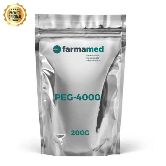 Peg 4000 - Polietilenoglicol Puro; Constipação Intestinal - Pronta Entrega