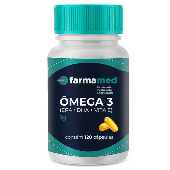 Oleo De Peixe Omega 3 - 1g - Melhora Concentração, Colesterol, Depressão