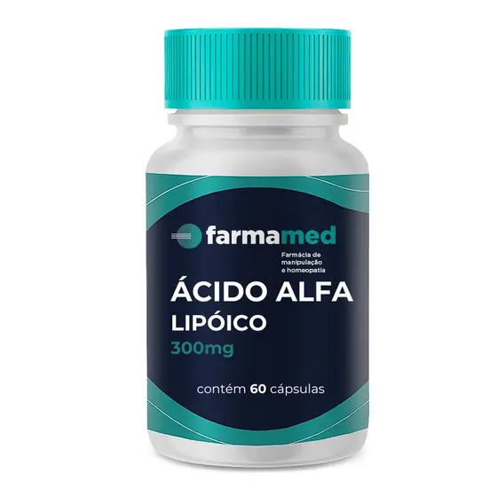 Ácido Alfa Lipóico 300mg - Antioxidante; Linhas de Expressão; Bom para a saúde da pele