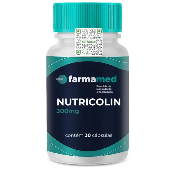 Nutricolin 300mg - Galena - Com Selo De Autenticidade ( Vitamina para Crescer Cabelo, Pele, Unha)
