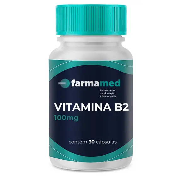 Vitamina B2 (Riboflavina) 100mg FADIGA, CORPO E MENTE