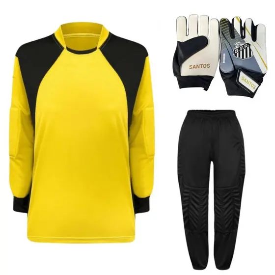Kit De Goleiro TRB + Luva De Goleiro Infantil Santos DRB Goalkeeper