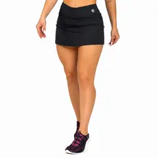 Shorts Saia Feminino Manalinda Fitness Zero Transparência com Proteção UV 50+ e Academia Esportivo