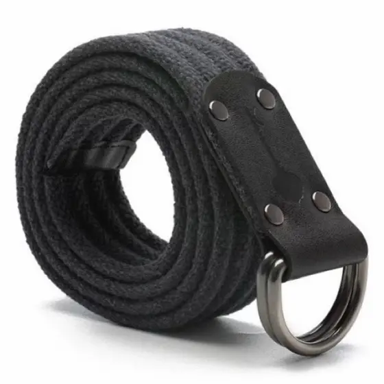 Cinto Masculino Em Lona 4 Borda Reforçada Largura 4cm