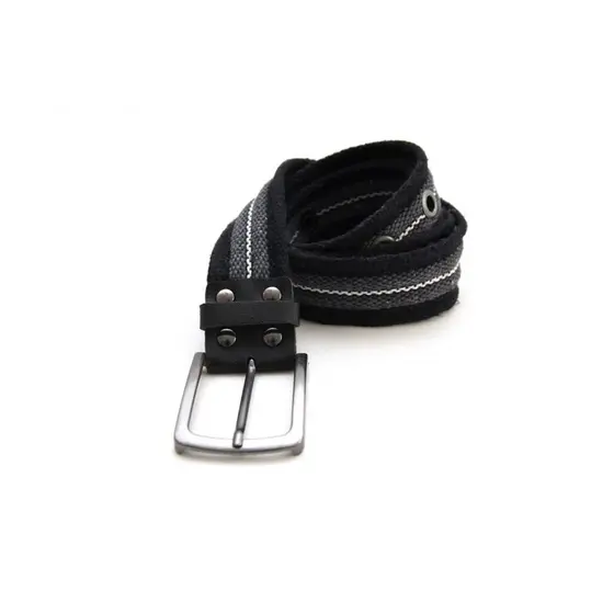 Cinto Masculino Em Lona Casual Moderno De Alta Qualidade