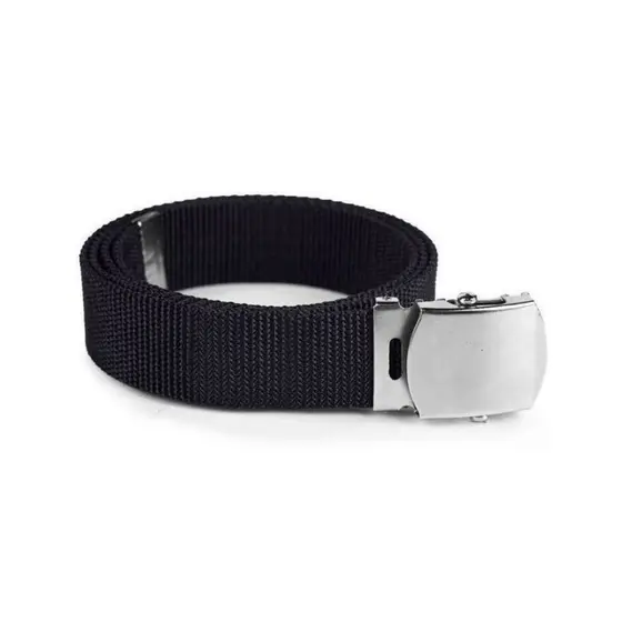 Cinto Masculino de Tecido Nylon Preto Alta Qualidade Promoção