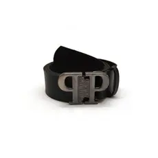 Cinto Masculino Casual Fivela Prata Exclusivo
