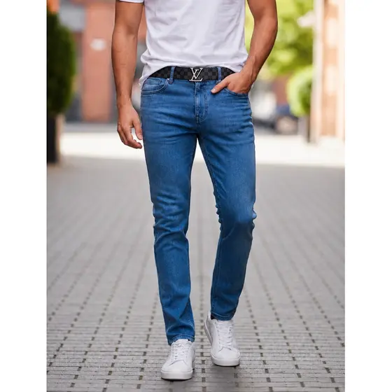 Cinto Para Calça Jeans Couro Griffe Masculino Drip Us Moda Gringo Tendência Estampa Quadriculada