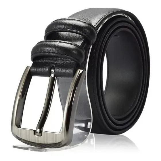 2 Cintos Largo Masculino Em Couro Com Garantia Promoção
