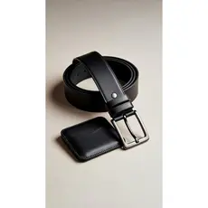 Kit Cinto Masculino Carteira Masculina Premium Social Casual Elegante Acessórios Masculinos Presente Qualidade Executivo