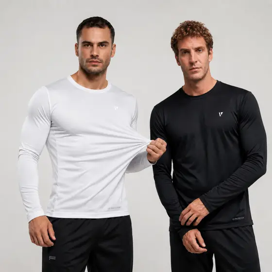 Camisa Térmica Masculina UV 50+ Segunda Pele Voker Proteção Contra Raios Solares - Promoção !