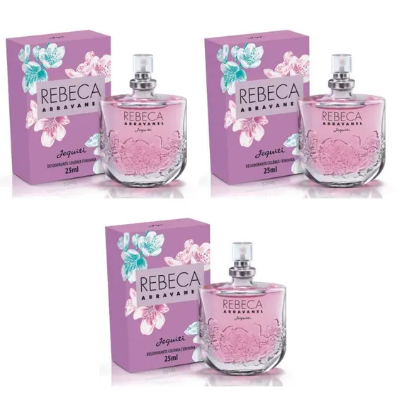 Kit Deo Colônia Rebeca Abravanel 25ml (3 unidades) - Jequiti