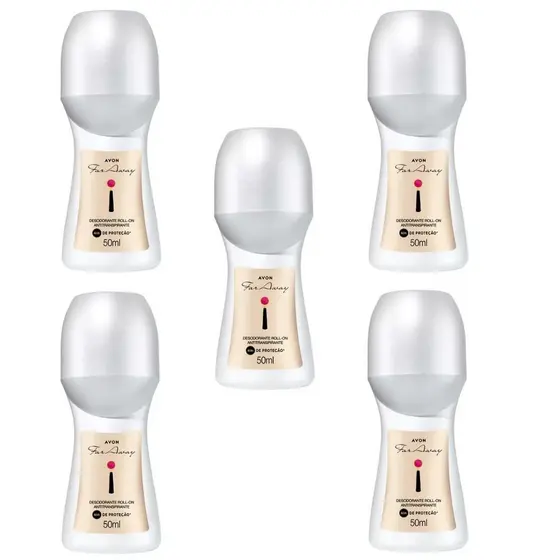 Kit Desodorantes Roll-On Far Away 50ml (5 unidades) - Avon