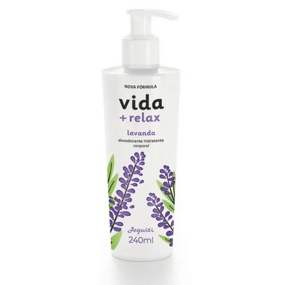 Hidratante Corporal Vida + Relax Lavanda 240ml -Jequiti